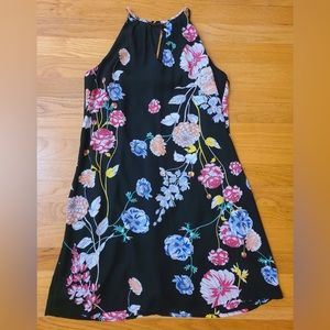 Candies black floral dress